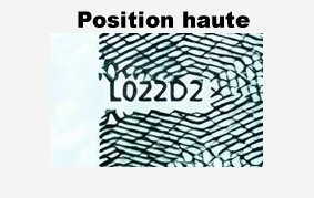 Code court position centrée L022