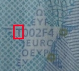 lettre imprimeur billet euro